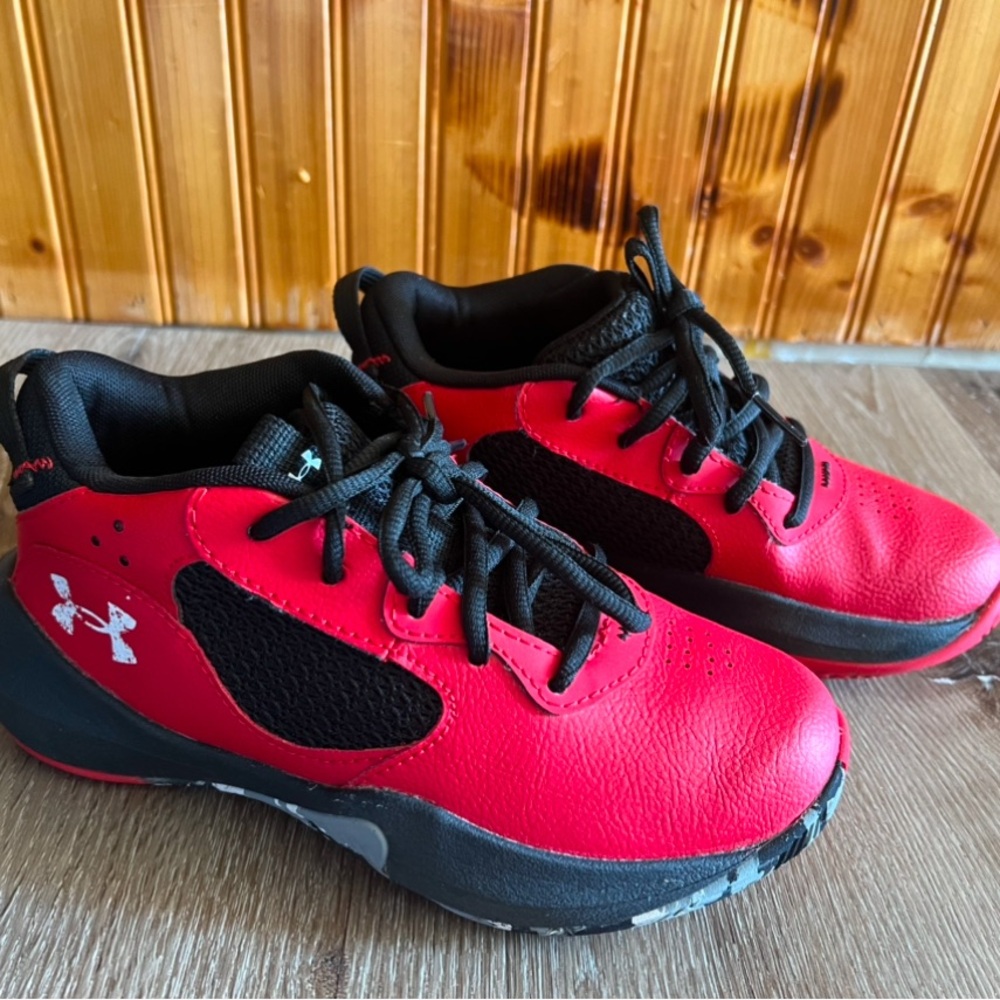 UA Red Boys Shoes